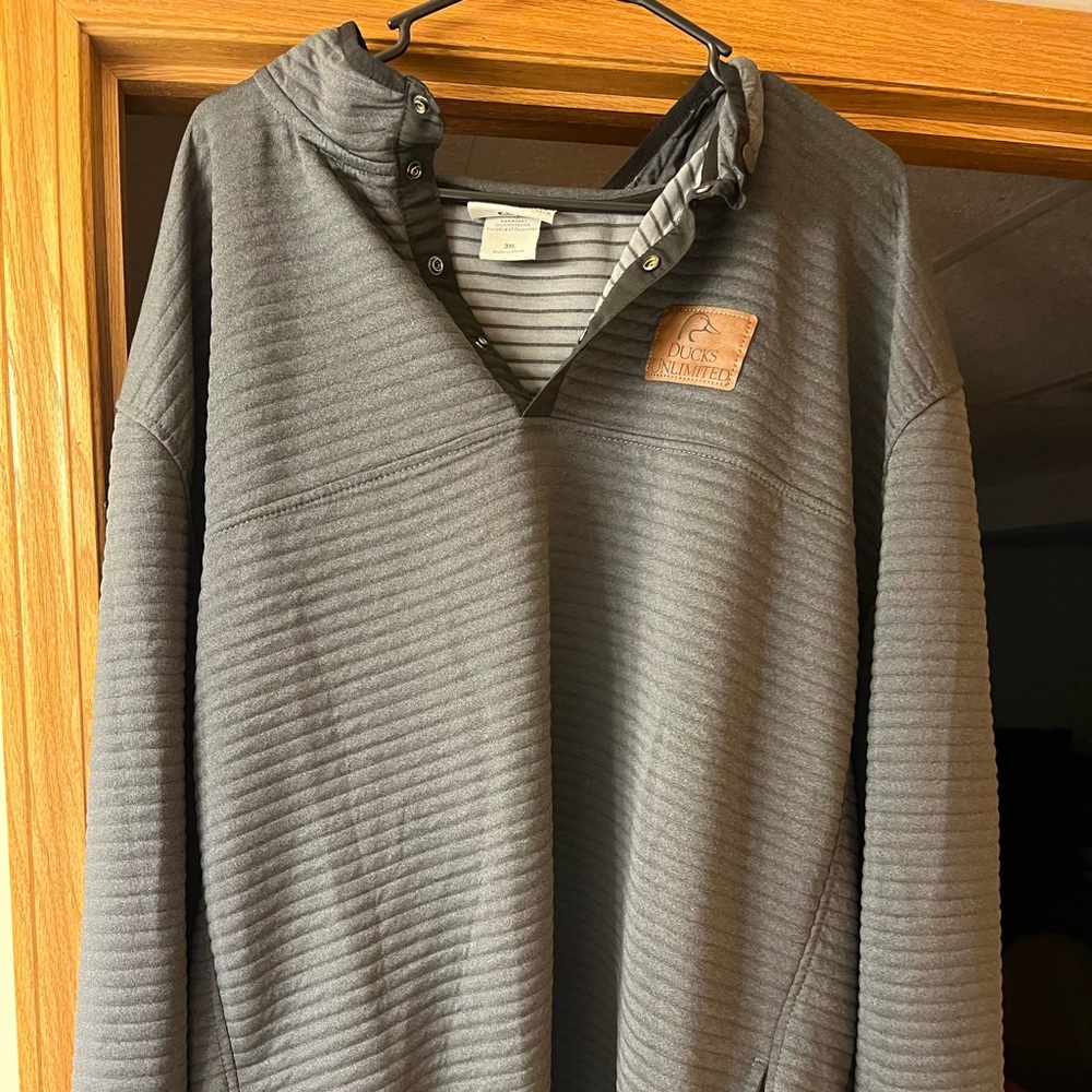 Men’s Ducks Unlimited button up 1/4 Zip